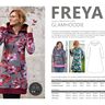 Hoodiekleid / Hoodie Damen, Glamhoodie Freya Gr. 34 bis 46 thumbnail number 2