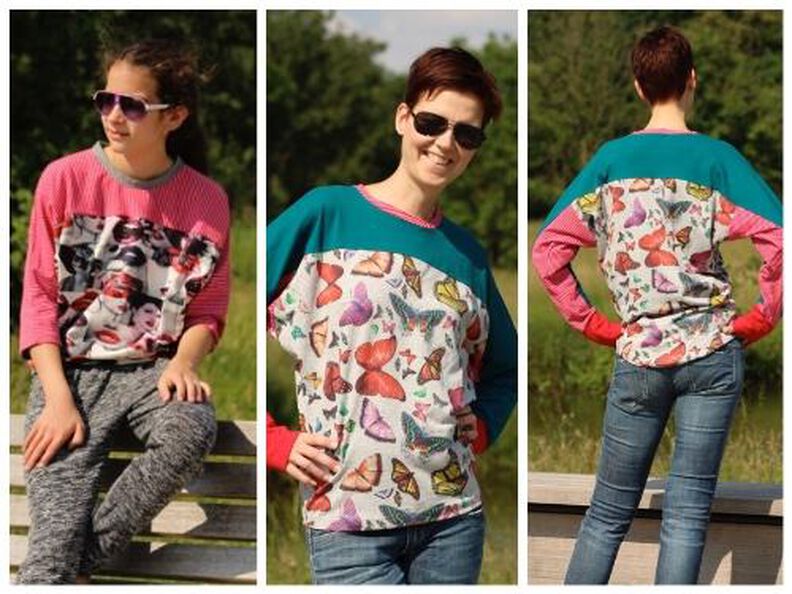 Shirt "KLEA", Schnittmuster und Nähanleitung Gr. 110-152 image number 4