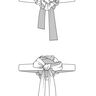 Rose Choker Kette Blume Schnittmuster, Video-Anleitung thumbnail number 7