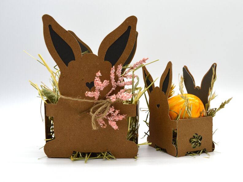 Plotterdatei Osternest Hase  image number 5