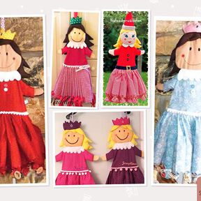 Adventskalender Prinzessin (Nähanleitung und Schnittmuster)