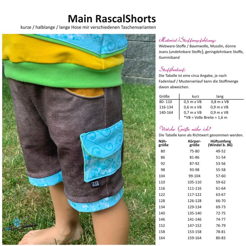 Main(e) RascalPants- Hose in 3 Längen  80-164 inkl. BEAMER image number 1