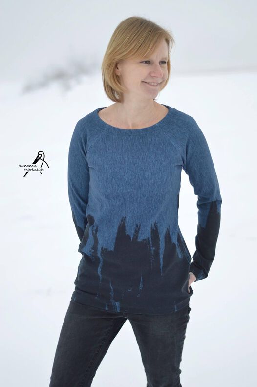 Casual Raglan Sweater - Gr.32-48 Anleitung und Schnittmuster image number 4