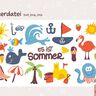 Es ist Sommer (Plotterdatei / Illustration) thumbnail number 1