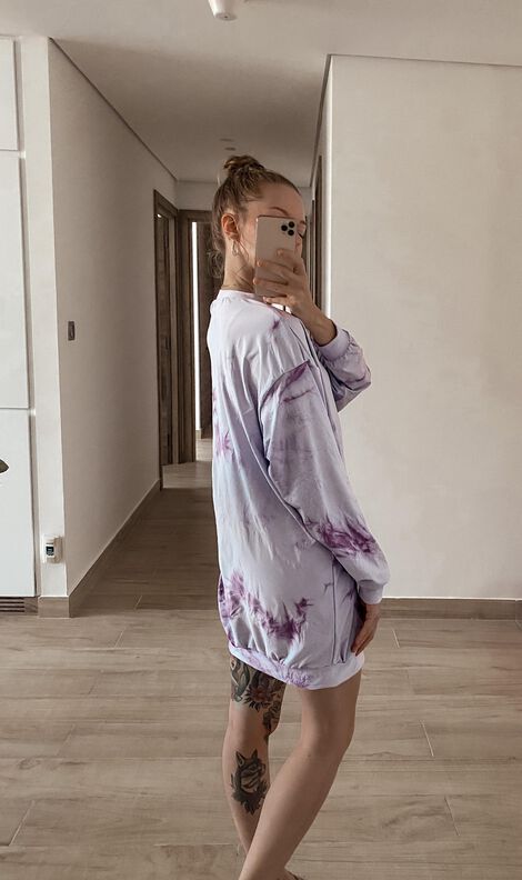 Oversized Sweatkleid / Sweater / Pullover - Größen 34-50 image number 10