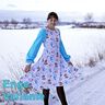 Sweat Kleid nähen Gr. 34-46 Winterkleid  thumbnail number 4