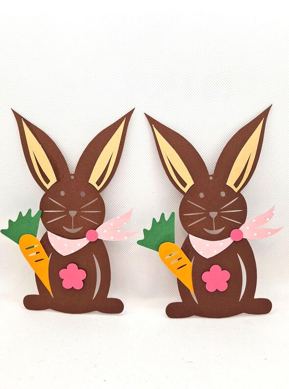 Plotterdatei Hase Osterhase SET Frühling image number 2