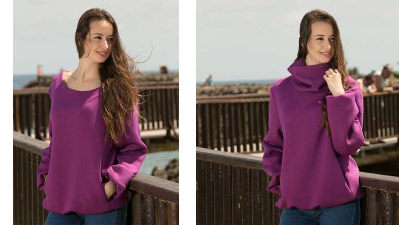Pullover "GLORIA" - Schnitt & E-Book, Gr 158 - Damengr. 46 image number 1