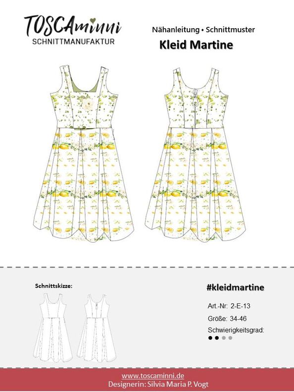 Kleid Martine Gr. 34-46 Schnittmuster image number 8