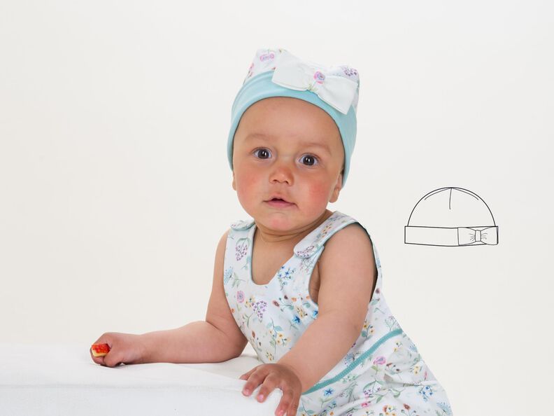 Schnittmuster Mütze für Baby Kinder in 3 Modellvarianten image number 10