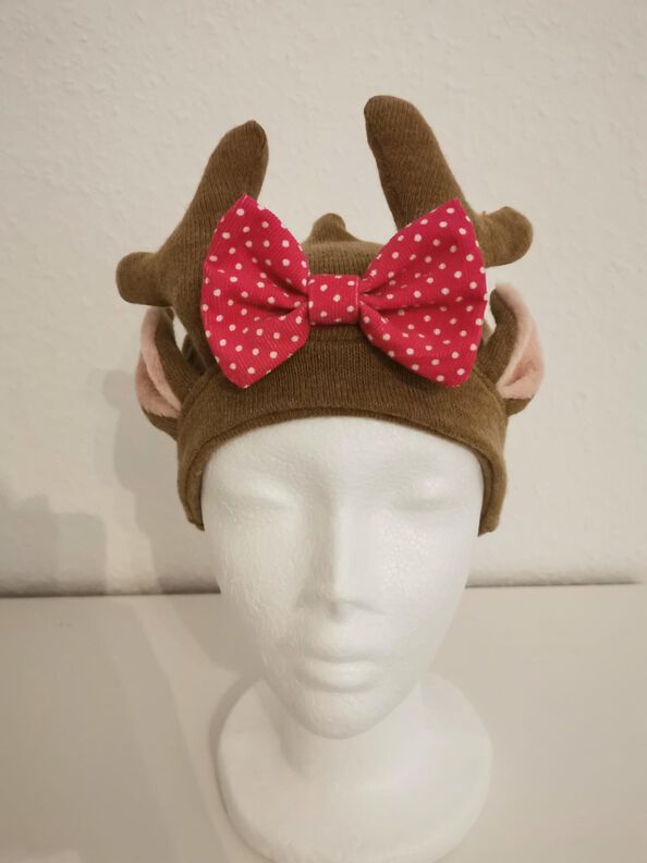 *cutie deer*Reh-Beanie, Rehkitz Beanie Kopfumfang 36 - 63 image number 5