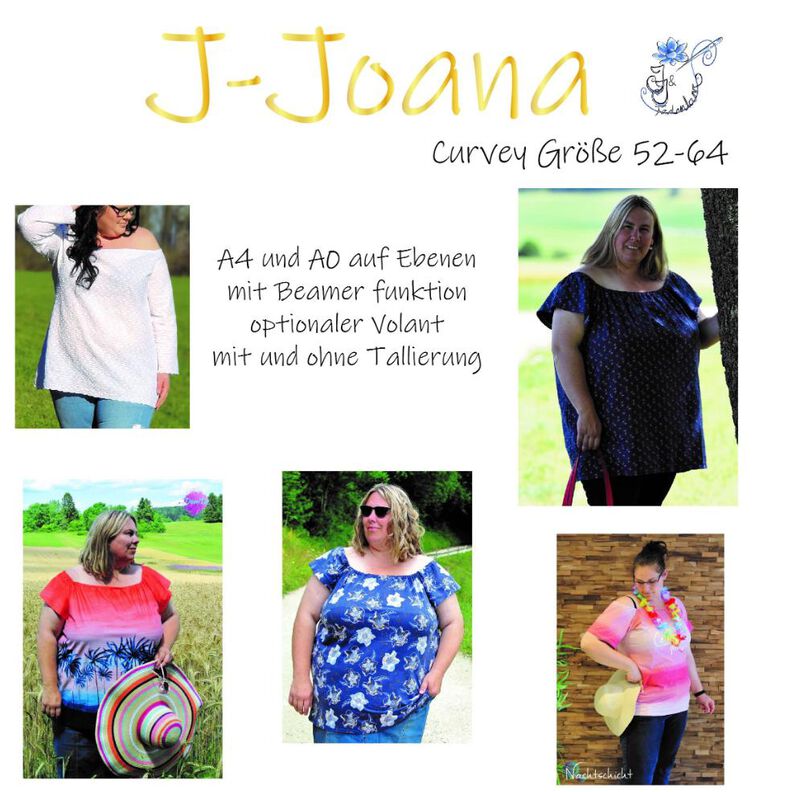 J-Joana Curvey Größe 52-64 mit Ebenen und Beamer funktion image number 1
