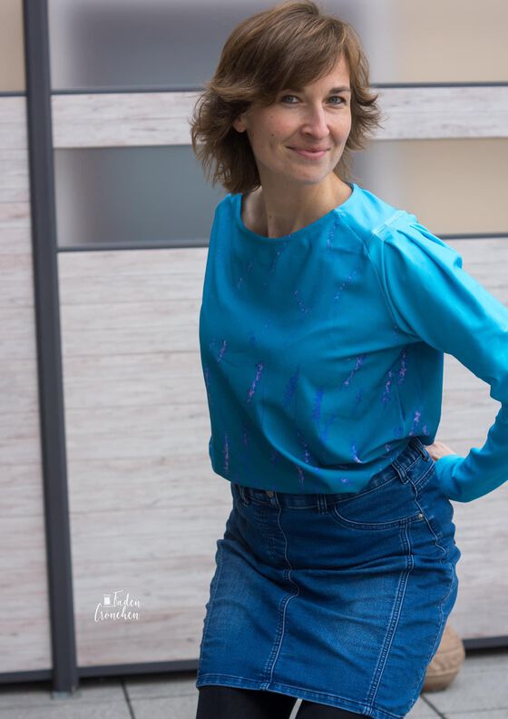 Erna - Falten-Raglan-Sweater Gr. 34 -50 image number 3