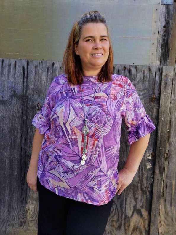 Bluse mit Rüsche (34-58) AREIA Damen Schnittmuster image number 3