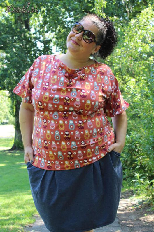 "Adelheid" Gr. 34 - 50 Wasserfallshirt image number 9