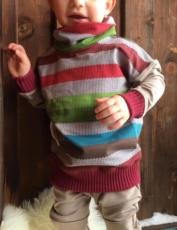 OVERSIZE KINDER HOODIE PULLOVER GR 86-146 image number 5