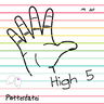 Plotterdatei High 5 Geburtstag Hand thumbnail number 2