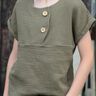 Musselin Shirt Solmusling Gr. 56-170, Leinen, Kombi, A0 thumbnail number 6