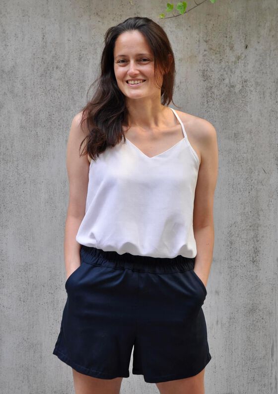 Heinz - knackige Damen-Shorts mit High-Waist-Bund image number 5