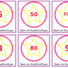 Stickdatei Stern im Kreis in 5 Größen mit Zahlen thumbnail number 5