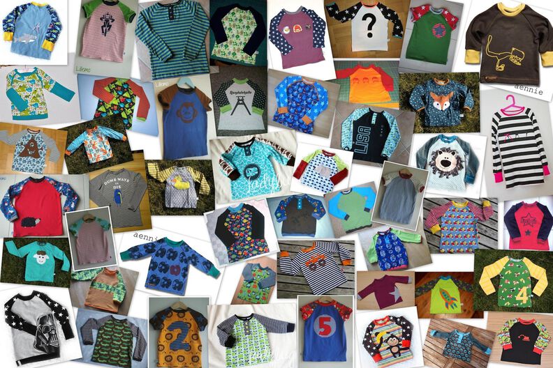 Ebook Raglanshirt Gr. 56 - 164 mit optionaler Knopfleiste image number 5