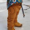 *Cool Pants* Basic Hose mit Knieteilung, Öhrchen & Taschen thumbnail number 3