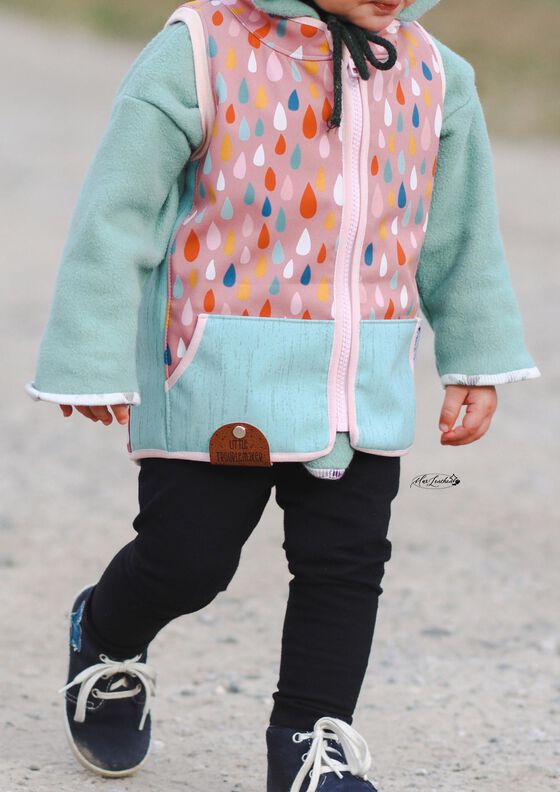 Weste Livsglad Gr. 56-122, Walk, Fleece, Softshell image number 4