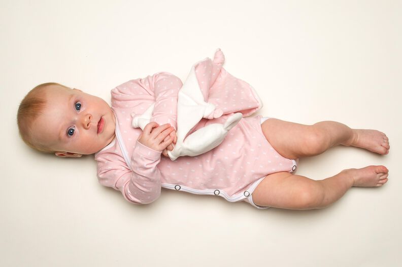Baby Wickelbody langarm od. kurzarm Body und Kuscheltier image number 9