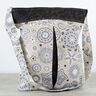 Tasche „Lizzy“ – mit farbiger Blende & Kellerfalte, 2 Größen thumbnail number 4