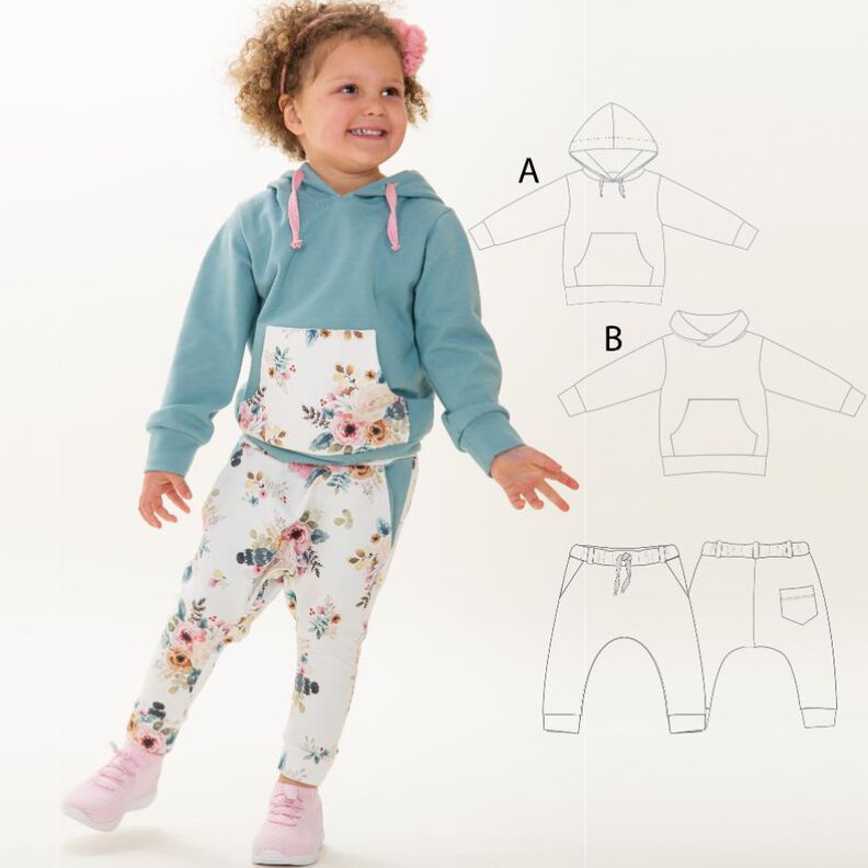 Fly +Dado Schnittmuster Kinderset Kombi Hoodie und Hose image number 1