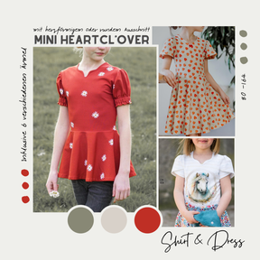 MINI HEARTCL*OVER SHIRT & DRESS (80-164)