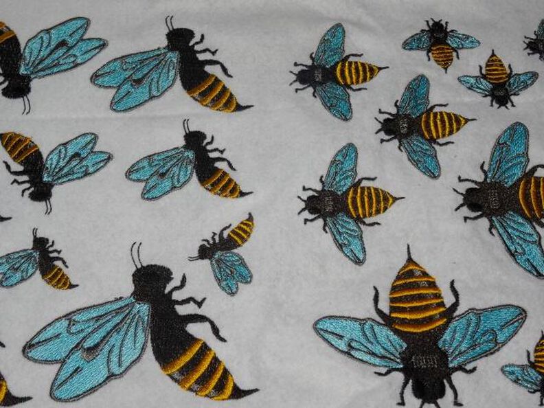 Stickdatei Biene bee image number 3