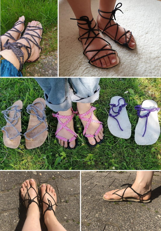 Huaraches - DIY Barfußsandalen Bastelanleitung image number 2