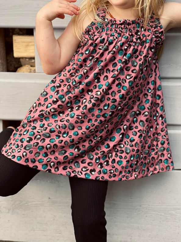 Ruffled Strap Dress - Gr. 86 - 164 image number 3