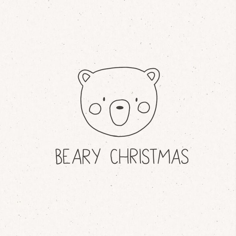PLOTTERVORLAGE "BEARY CHRISTMAS" image number 1