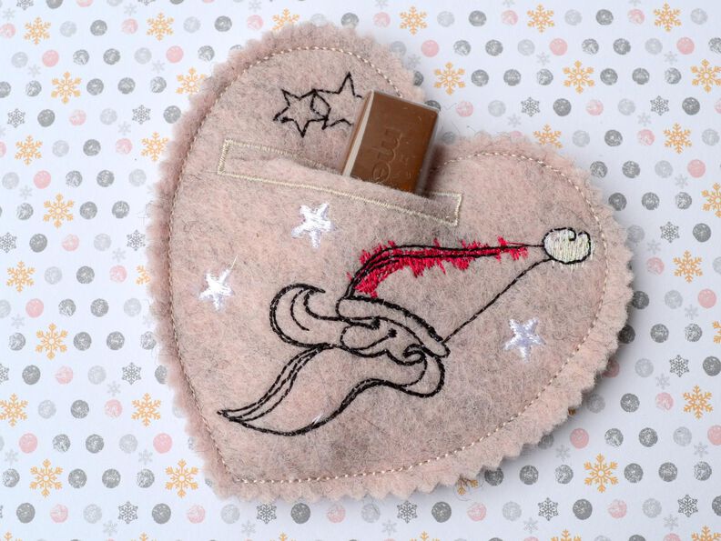 ITH Stickdatei Weihnachten 4er SET 13x13cm image number 4