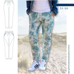 Sweathose Damen - Schnittmuster Gr. 32-58 - meine JILL #91