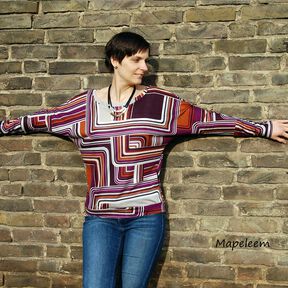 Fledermausshirt Gr. 34-52