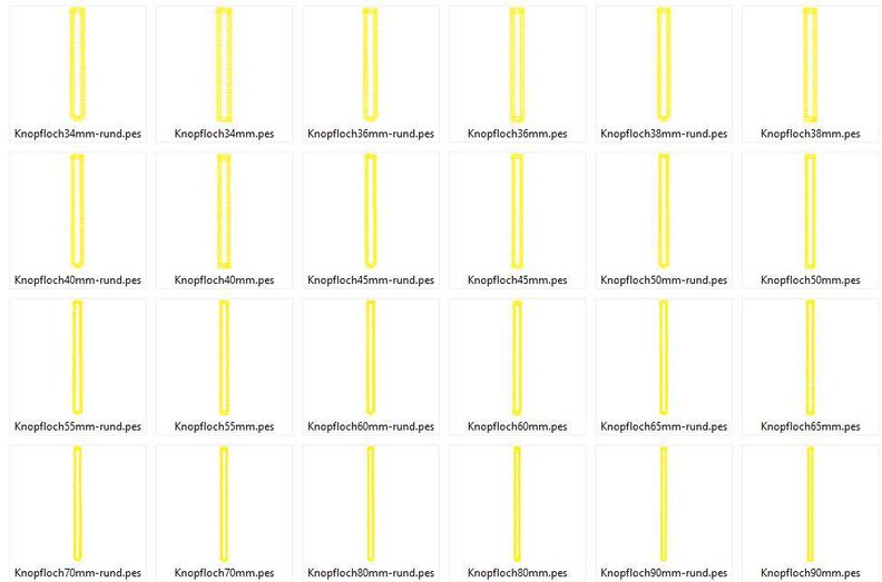 Knopfloch Stickdatei image number 9