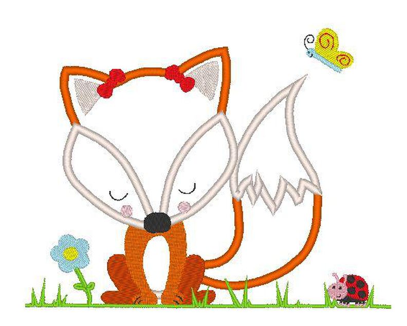 Fuchs - Kissen ITH - Stickdatei mit Taschenbild image number 6