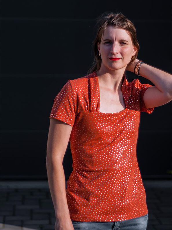 GINETTE- Shirt oder Kleid PDF-A4, A0 und BEAMER image number 4