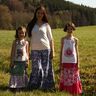 *Ladies Boho Skirt* Stufenrock mit Passe Gr. 32-56, Rock thumbnail number 10
