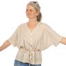 FRAU YUUKA - Bluse mit Gürtelbändchen XS-XXL thumbnail number 5