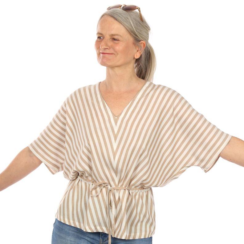 FRAU YUUKA - Bluse mit Gürtelbändchen XS-XXL image number 5