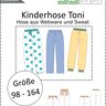 Toni Kinderhose mit Gummizug und Taschen Gr. 98-164, A4+A0 thumbnail number 8