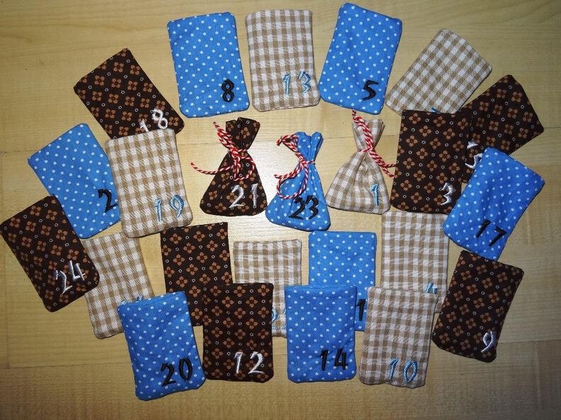 Adventskalender Beutelchen ITH Stickdatei Beutel image number 9