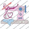 Main(e) Nähmaschine "Love" Plottvorlage thumbnail number 1