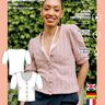 Kurzarm Cardigan Schnittmuster Damen XS-XXXL Strickjacke thumbnail number 7