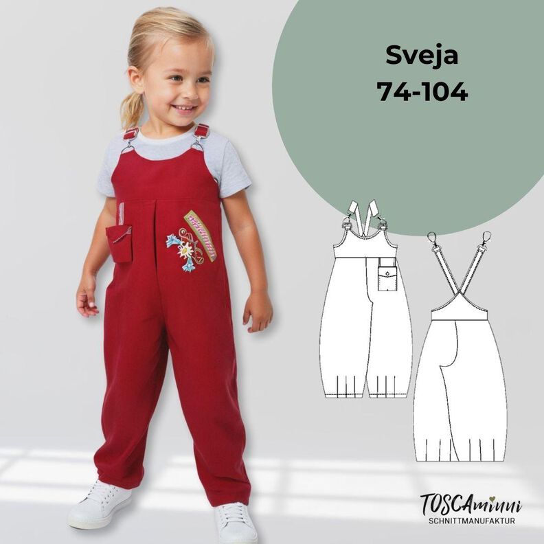 Kinder Latzhose Sveja Gr. 74-104  image number 1