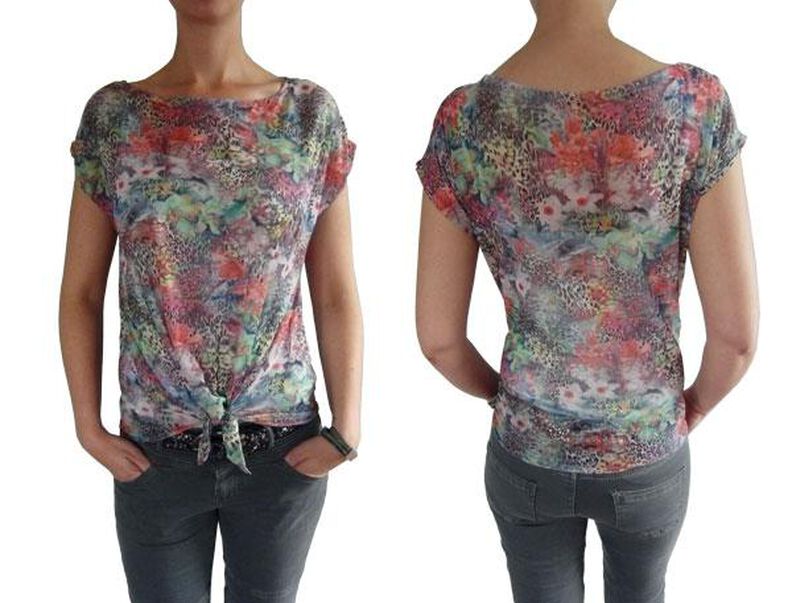 Knotenshirt "Sophia", Schnittmuster Gr. 158 - 46  image number 2